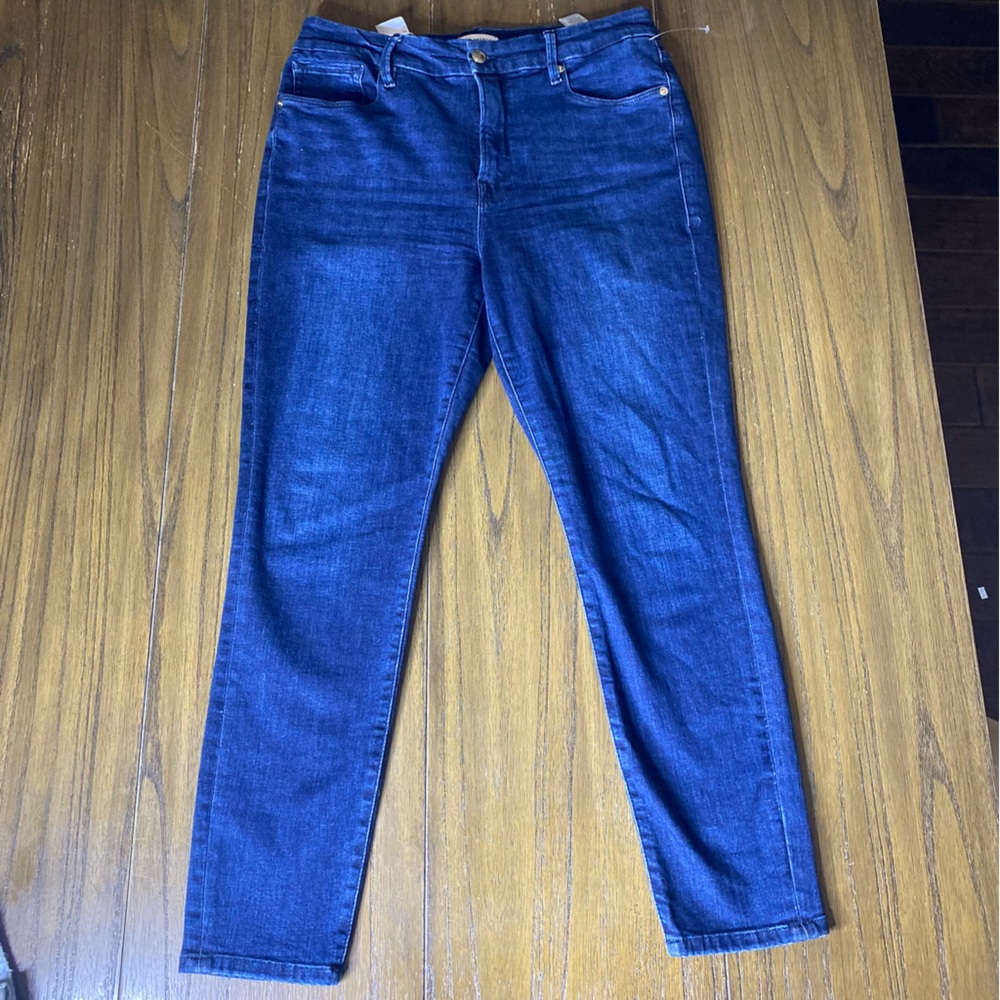 Good American Good Legs high rise skinny jeans